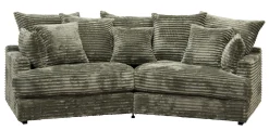 BABE Chill Vinkelsoffa 263cm 2059 tyg Angel 11337-29 everglade, svarta ben