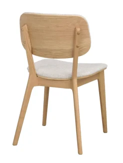 BARRETT Stol ek/ljusbeige tyg