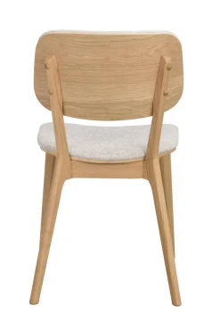 BARRETT Stol ek/ljusbeige tyg