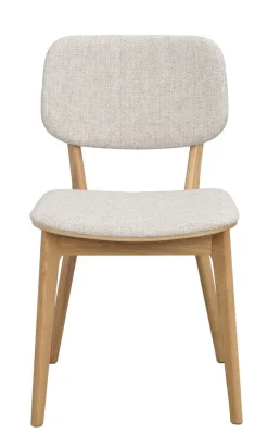 BARRETT Stol ek/ljusbeige tyg