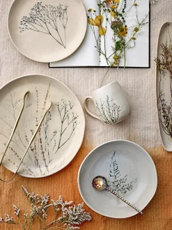 BEA Middagsset, Natur, Stenkeramik - set med 12 delar