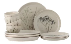 BEA Middagsset, Natur, Stenkeramik - set med 12 delar