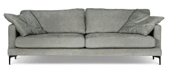 BOOM 3-sits soffa 3LC 249cm tyg Shaff 1109 taupe, ben 131 svart metall