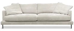 BOOM 3-sits tyg Diego 6000 ljusbeige, sv met ben