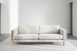 BRADEN soffa 3-sits ljusbeige tyg Greg 3 (k2)/ekben