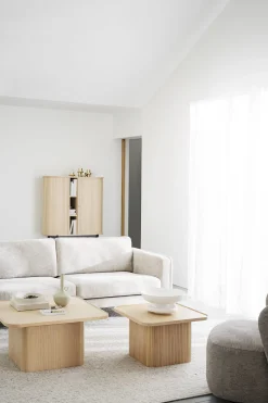 BRADEN soffa 3-sits ljusbeige tyg Greg 3 (k2)/ekben