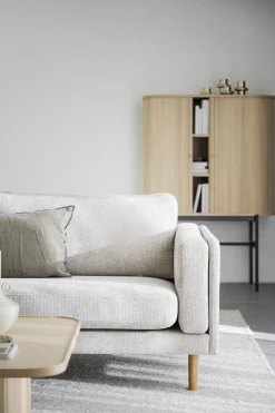 BRADEN soffa 3-sits ljusbeige tyg Greg 3 (k2)/ekben
