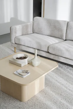 BRADEN soffa 3-sits ljusbeige tyg Greg 3 (k2)/ekben