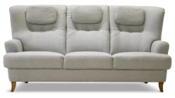 BRITA 3-sits soffa tyg Montana 2921 light grey, ekben