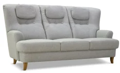 BRITA 3-sits soffa tyg Montana 2921 light grey, ekben