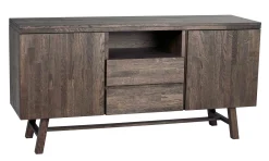 BROOKLYN sideboard 160 mörkbrun ek
