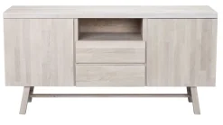 BROOKLYN sideboard 160 vitpigmenterad ek