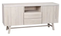 BROOKLYN sideboard 160 vitpigmenterad ek