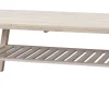 BROOKLYN soffbord 130x75 vitpigmenterad ek