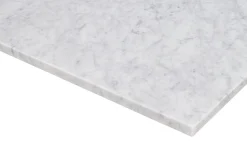 BROOKSVILLE soffbord kvadrat 90x90 vit marmor/vitpigment ek