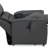 CAESAR PLUS Reclinerfåtölj 2 motor LiftUp Large läder Soleda/skai 441 svart