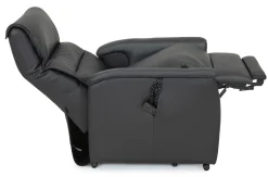 CAESAR PLUS Reclinerfåtölj 2 motor LiftUp Large läder Soleda/skai 441 svart