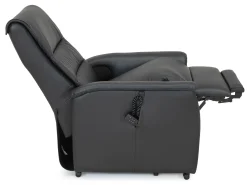 CAESAR PLUS Reclinerfåtölj 2 motor LiftUp Large läder Soleda/skai 441 svart