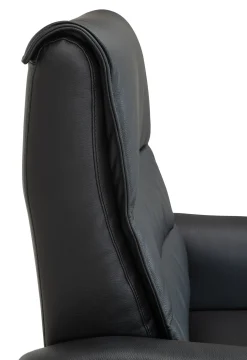 CAESAR PLUS Reclinerfåtölj 2 motor LiftUp Large läder Soleda/skai 441 svart