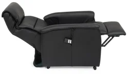 CAESAR Reclinerfåtölj 2 motor LiftUp Medium läder Soleda/skai 441 svart