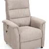 CAESAR Reclinerfåtölj 1 motor LiftUp Medium tyg Brego 3591 light brown