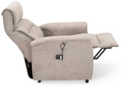 CAESAR Reclinerfåtölj 1 motor LiftUp Medium tyg Brego 3591 light brown