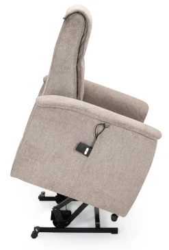 CAESAR Reclinerfåtölj 1 motor LiftUp Medium tyg Brego 3591 light brown