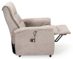 CAESAR Reclinerfåtölj 1 motor LiftUp Medium tyg Brego 3591 light brown