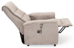 CAESAR Reclinerfåtölj 1 motor LiftUp Medium tyg Brego 3591 light brown