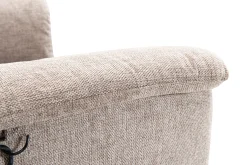 CAESAR Reclinerfåtölj 2 motor LiftUp Medium tyg Brego 3591 light brown