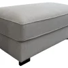 CARISSA Fotpall 108x60 tyg Sorella 01 chalk