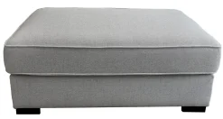 CARISSA Fotpall 108x60 tyg Sorella 01 chalk
