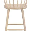 CARMEN Barstol gummiträ vitpigmenterad B55 D55 H96 SH64,5cm
