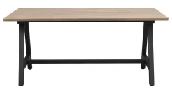 CARRADALE Matbord 170 ek/A-ben svart metall