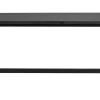 CARRADALE Matbord 220 svartlackad ek/A-ben svart met