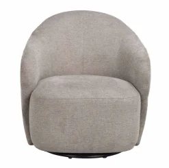 CHAPELTOWN Fåtölj beige tyg snurr