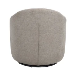 CHAPELTOWN Fåtölj beige tyg snurr