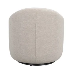 CHAPELTOWN Fåtölj ljusbeige tyg snurr