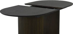CHIVAS Matbord butterfly 180-240x100, brunbetsad lackad ekfanér/mdf
