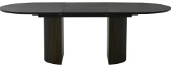 CHIVAS Matbord butterfly 180-240x100, brunbetsad lackad ekfanér/mdf