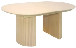 CHIVAS Matbord butterfly 180-240x100, vitpigmenterad lackad ekfanér/mdf (WL100)