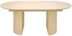 CHIVAS Matbord butterfly 180-240x100, vitpigmenterad lackad ekfanér/mdf (WL100)