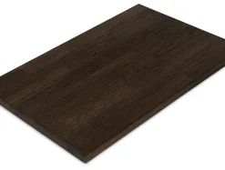 CIELO Iläggsskiva 110x40cm massiv rökoljad ek