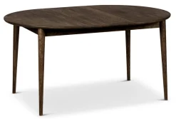 CIELO Matbord Ø110+40 H75cm massiv rökoljad ek
