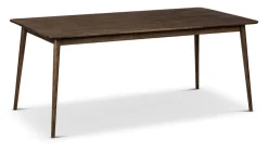 CIELO Matbord 180x90 H75cm massiv rökoljad ek