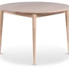 CIELO Matbord Ø110/150x75 Massiv vitoljad ek