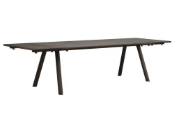 CLAPPERTON Matbord 220x95 brun ek