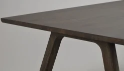 CLAPPERTON Matbord 220x95 brun ek