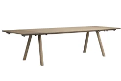 CLAPPERTON Matbord 220x95 sandfärgad ek