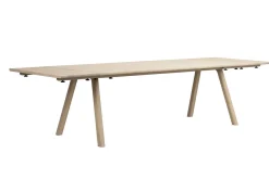 CLAPPERTON Matbord 220x95 vitpigmenterad ek
